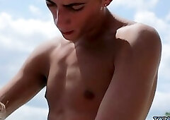 Hot twink anal sex and creampie