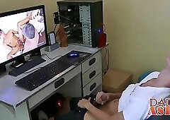 Horny gay daddy shares his fantasy with a cute Asian twink