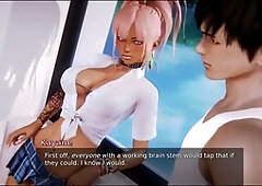 Hot blonde waifu takes you through the ultimate erotic adventure