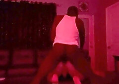 T-Girl takes anon bbc creampie 1/6