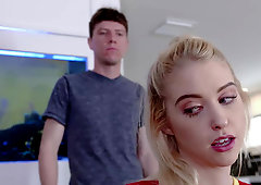 Chloe Cherry taken for a wild anal ride by her stepbro