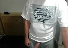 Cute nerdy boy cum to face on webcam 8