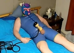 Rubber Pup jizzes with Venus