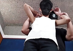 Asian twink, asian cumming, massive cumshots