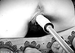 Obedient Wench Pounded Unfathomable & Hard By Machine Until This babe Squirts Repeatedly.
