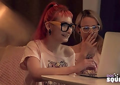 Sexy blonde satisfied by the Pro