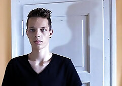 Gaunt gay dude with a tight butt screwed in POV here