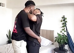 Ebony man ate the trans guy's twat - Marlon Costa and Maicon Vinicius