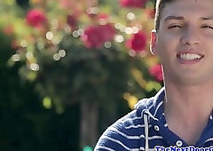 Anthony Verruso fingers asshole and wanks