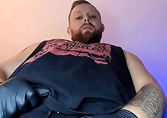 Solo male Wolfgangwhite indulges in thick cock masturbation with some dirty talk