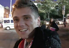 Amateur guy takes a facial after lots of sucking