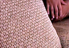 Hot blowjob and handjob from a kinky brunette