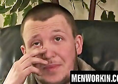 Gay amateur loves wanking while we watch him ft. Gary: Cumshot, Masturbation  Big Dick Porn