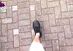 POINT OF VIEW you are my puppy and I am taking you for a walk