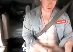 Fat Cock Truck Driver On Webcam