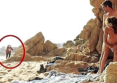 Pair caught having sex on the BEACH
