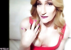 Mark London Directs Kacy tranny in Latex to be a Concupiscent Floozy BTS