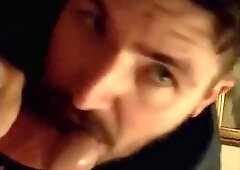 German Grandpa sucked by serbian boy