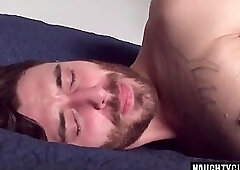 Big dick gay foot fetish and cumshot