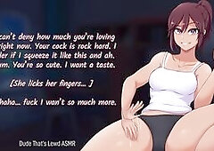 Tomboy Comes To Your Dorm And Jerk You Off From Behind - Ear to Ear Soft Spoken