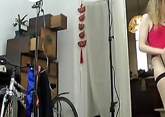 Behind the Scenes of a Porn Video Featuring a Beautiful European Trans Woman.