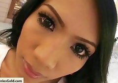 Asian TS Diva Spanking