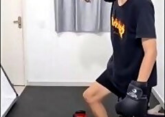 Male Feet Trample Slave