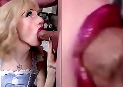 BM closeup blowjob cim