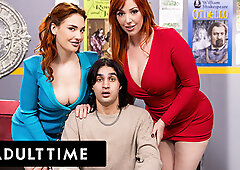 ADULT TIME - Boy Caught Stepmom Lauren Phillips Having Lesbian Affair With MILF Teacher Siri Dahl