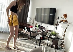 Super sexy and cute cutie does a try on haul for a lot of skirts, short and lengthy dresses along with pants and no pants too some accessories like li