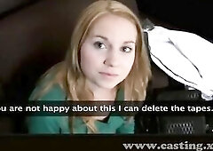 18yo loses BJ cherry in casting