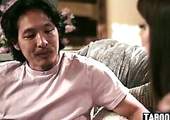 Large breasts cougar Lexi Luna welcoming her old ally