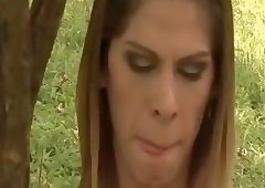 Bia Bastos Big Cum Outdoor