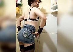 Gay sissy in panties