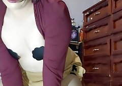 Slutty Trap Girl Really Enjoys Her Dildos And Chastity (vertical) 5/5