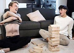 Superhorny hard fuck with Callum West and Benny Fox