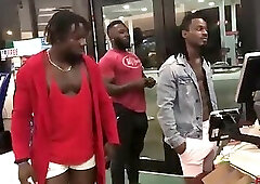 excited black stallions