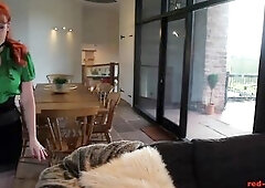 I was feeling so excited and willing for a worthwhile snatch pounding with My favorite large ebony rod that I hadn't noticed the gardener had sne