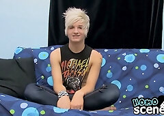 Austin Mitchell - Follows His Boyfriend Into Porn With A Wank