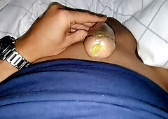 Gay cum, amateur twink, big cock cumming