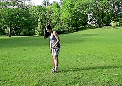 Public purk work out routine. Fiona Brandy Keeps body fit and raiment taut!