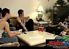 Straight White Thug Strip Poker