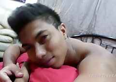 Sweet Josh Wearing Shoes Hard Rubbing