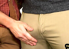 Fisting gaydaddy barebacks and fists BFs asshole after BJ