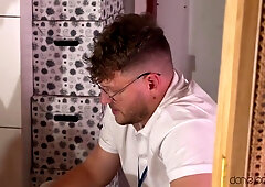 Creampie For Hot Blonde Colleague - Ann Joy