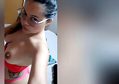 My Girlfriend Sends Me Hot Video Showing Me Her Tits