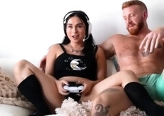 Ember Fiera - Cute Gamer Girl Lets Me Use Her Holes Until I