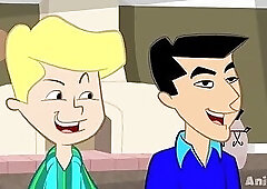 Vintage 4some with teacher