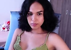 Brunette Solo Webcam Masturbation