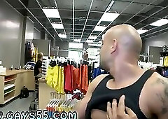 Tattooed guy gets sucked outdoor